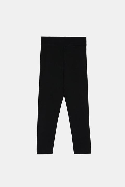Leggings In Maglia