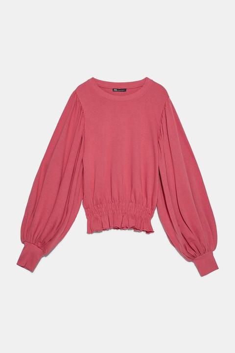 Sudadera Manga Globo