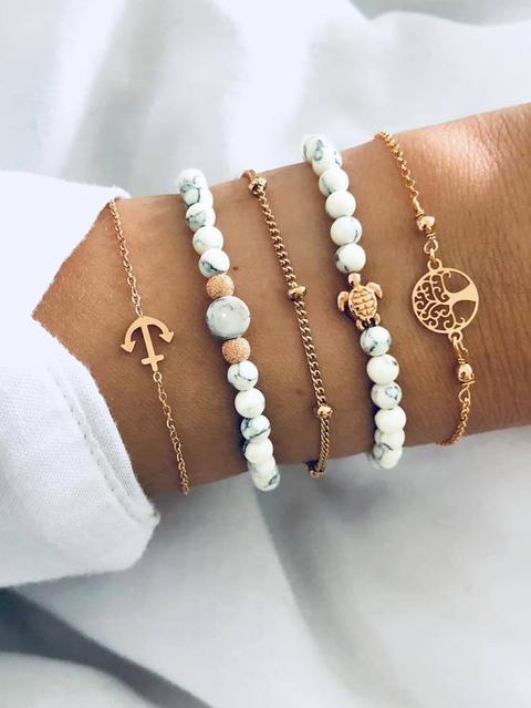 Bracciale Tartaruga E Set Di Ancoraggio 5 Pezzi