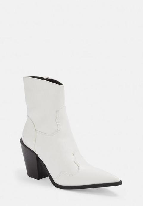 White Western Boots, White