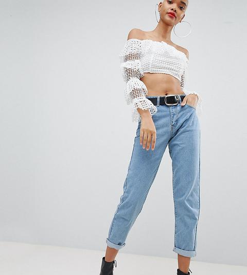 Prettylittlething - Boyfriend Jeans - Blu