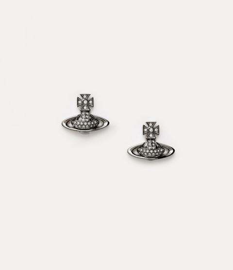 Sorada Bas Relief Earrings Gunmetal