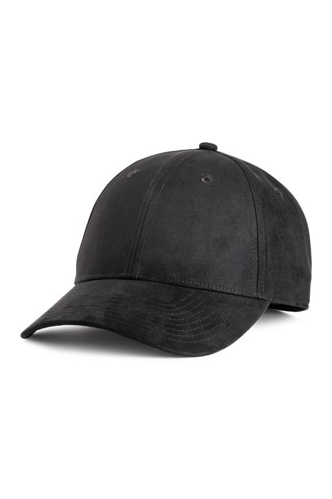 Cap Aus Velourslederimitat