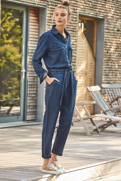 Next denim cheap boiler suit