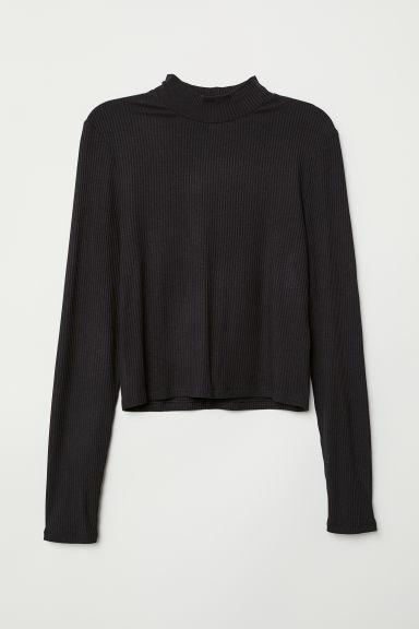 H & M - Turtleneck Top - Black