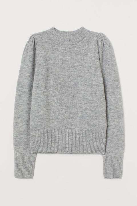 Fine-knit Jumper - Grey