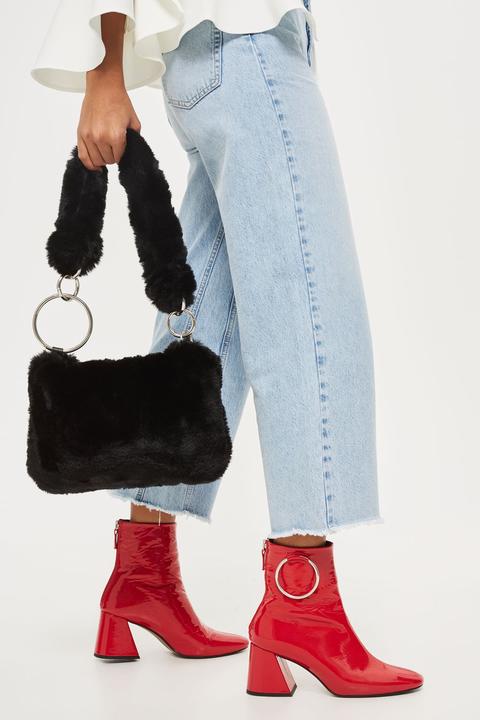 Teddy Faux Fur Shoulder Bag