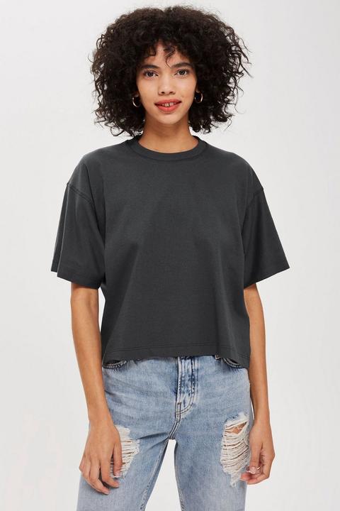 Boxy Rolled Sleeve T-shirt