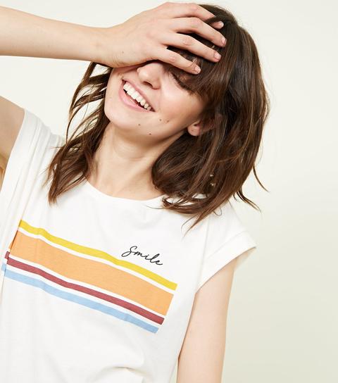 new look rainbow t shirt