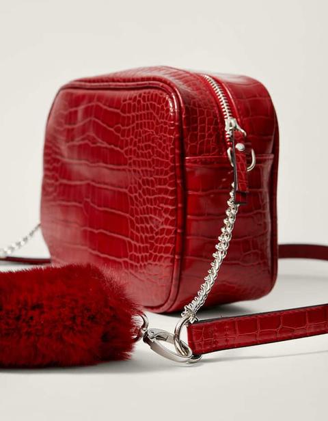 Bandolera Efecto Croco