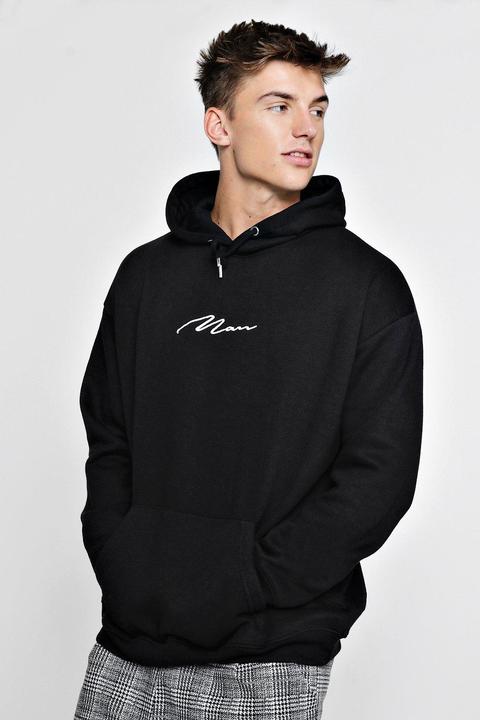 boohooman black sweatshirt