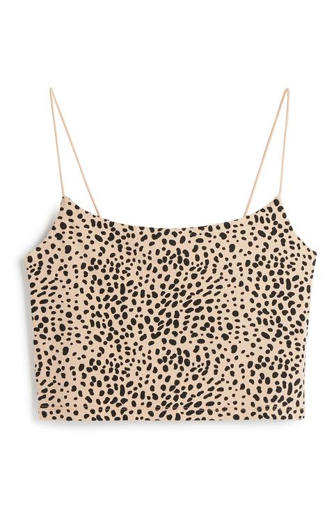 Leopard Print Crop Top