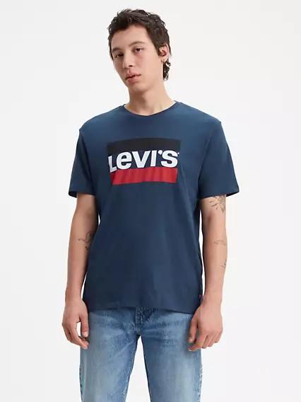 Camiseta Gráfica De Deporte Azul / Dress Blues