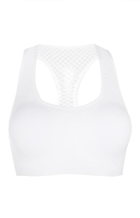 White Sport Bra