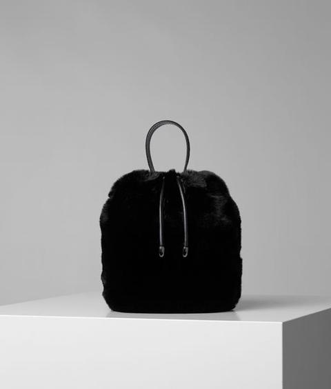 Karl Fur Bucket Bag