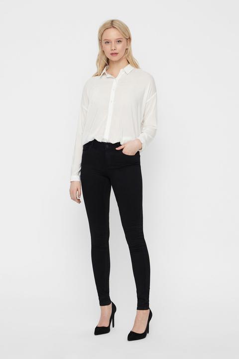 Vero Moda Pantalón Vaquero Tiro Medio