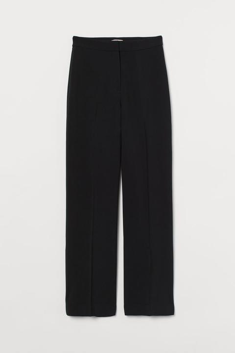 Wide Trousers - Black