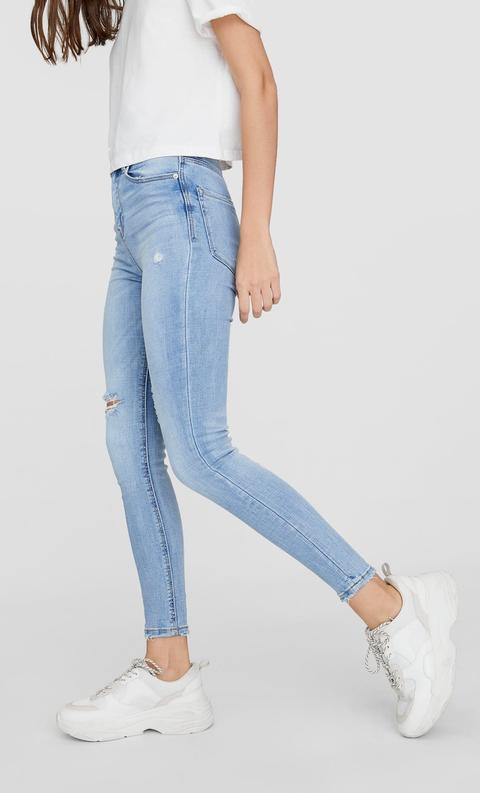 Jeans Skinny A Vita Super Alta Jeans from Stradivarius on 21 Buttons