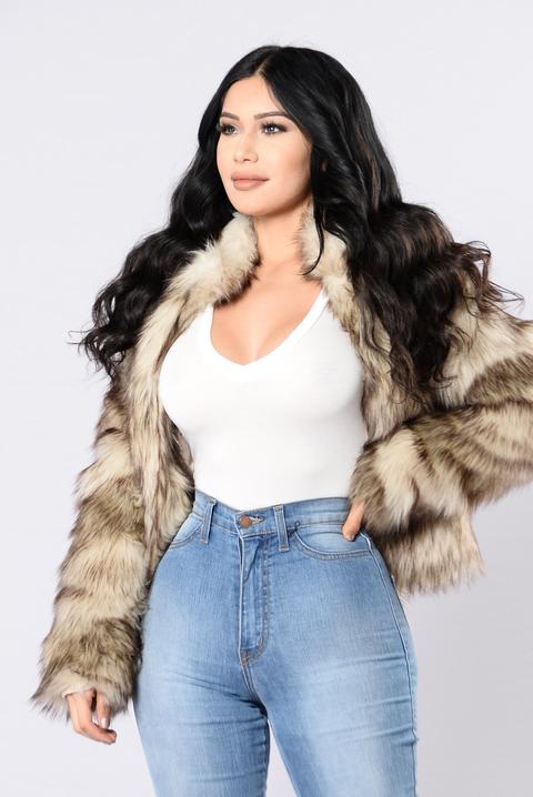 Fernanda Fur Coat - Natural