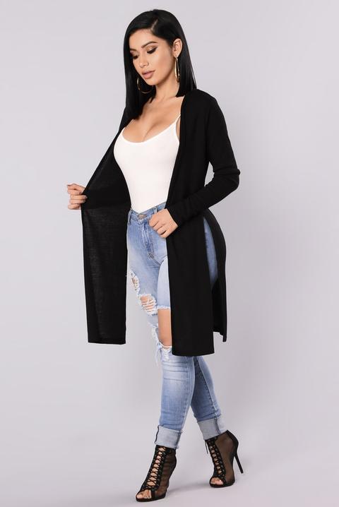 nita ribbed cardigan