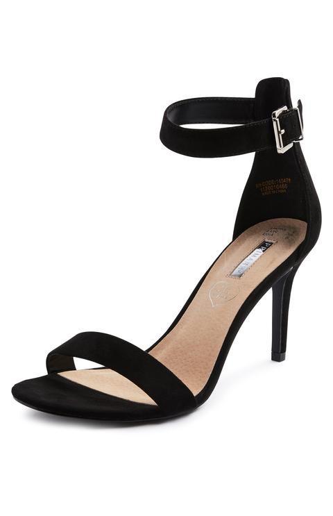 Black Dressy Strap Sandals