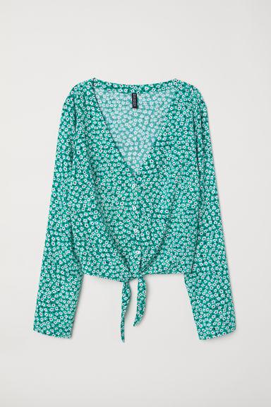 H & M - Camicetta Da Annodare - Verde