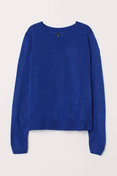 H & M - Pullover In Maglia - Blu