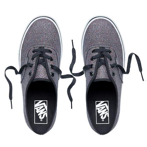 vans authentic w glitter black