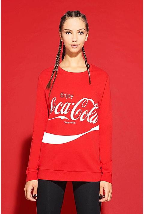 Sudadera De Manga Larga Coca-cola