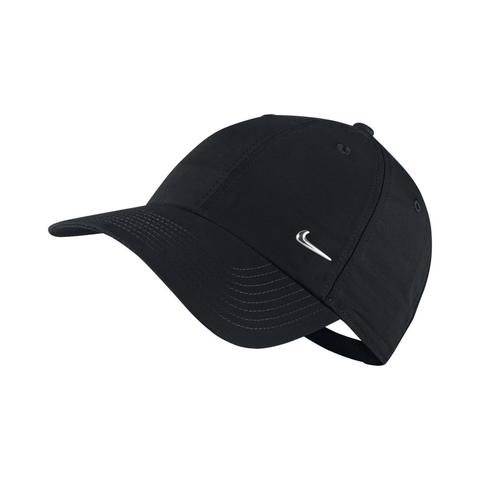 Nike Sportswear Metal Swoosh Logo Verstellbare Cap - Schwarz