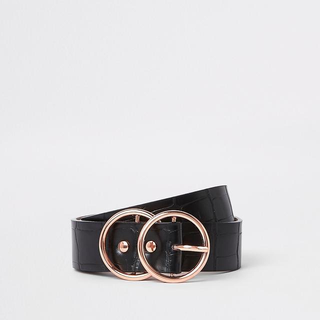 black belt rose gold buckle