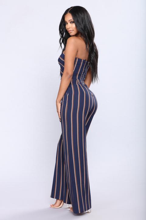 fashion nova navy jumpsuit