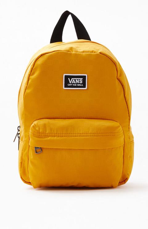 yellow vans mini backpack