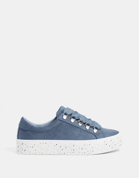 Sneaker Piattaforma Lacci Xl