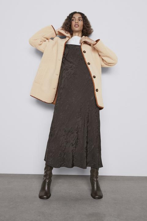 Faux Shearling Coat