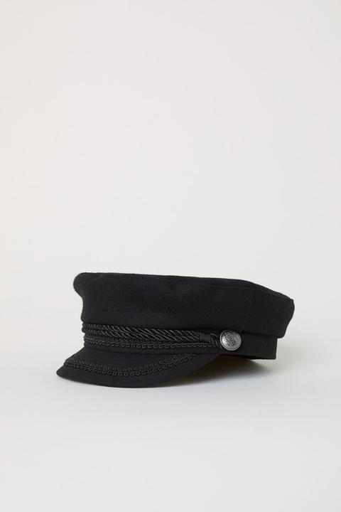 H & M - Gorra De Marinero - Negro