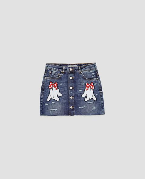 Mini Falda Denim