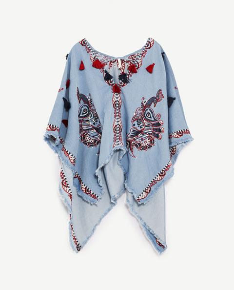 Cuerpo Poncho Bordado