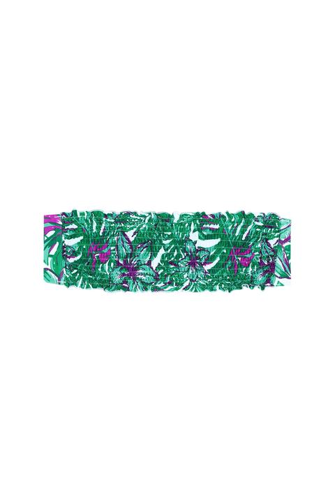Bikini Fascia Punto Smock Tropical