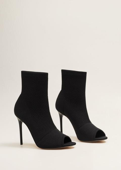 Stivaletti Peep-toe Calzino