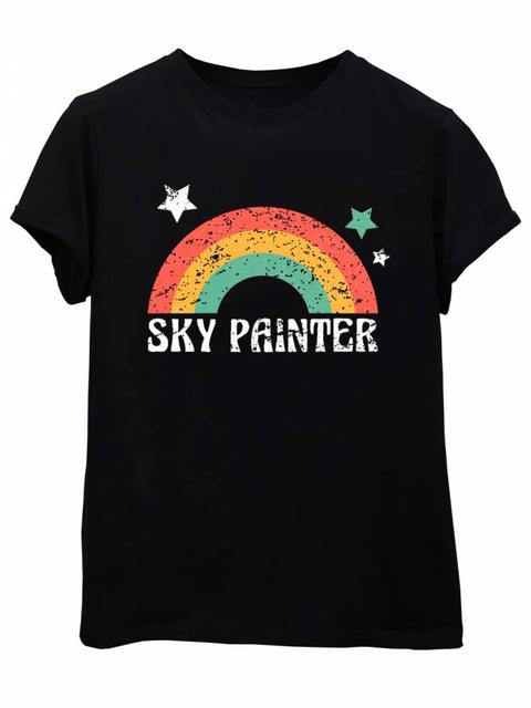 T-shirt Preta Sky Painter