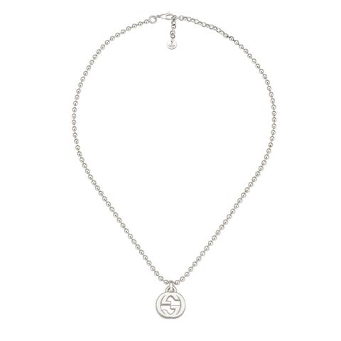 Interlocking G Necklace In Silver