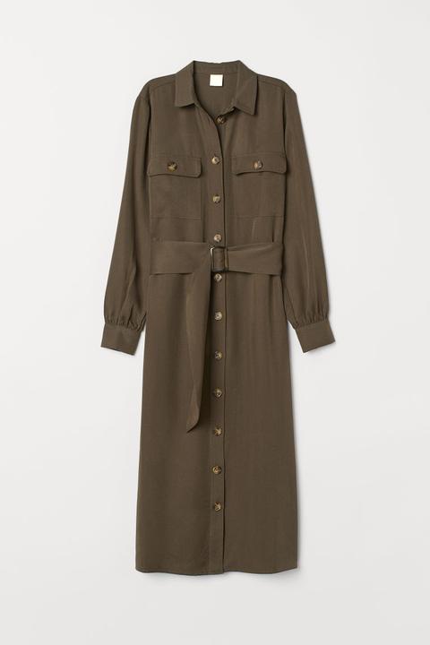 H & M - Shirt Dress - Green