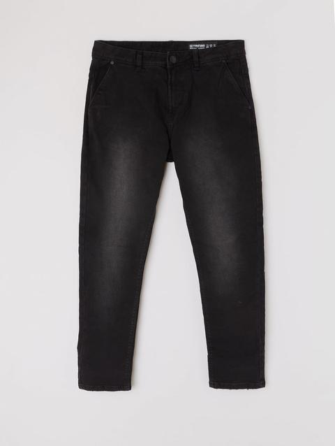 Jeans Chinos Nero Nero Denim