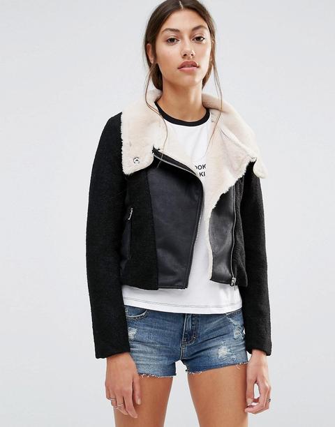 Chaqueta De Borreguito Sintético De Vero Moda