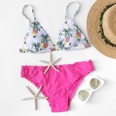Set De Bikini Ribete En Forma De Concha