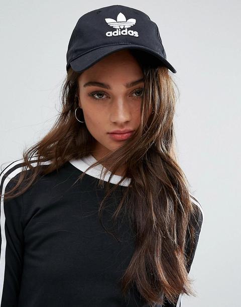 Adidas Originals - Cappellino Nero Con Logo - Nero