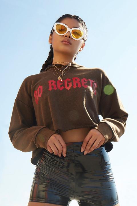 Felpa “no Regrets”