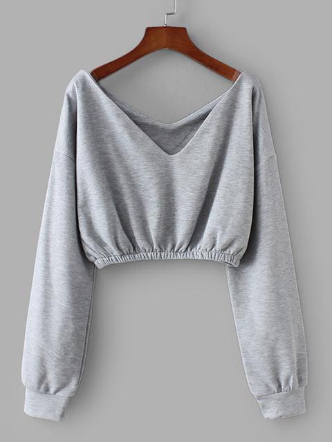 Graues Sweatshirt