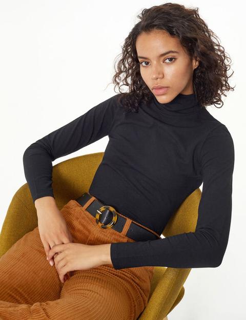 Top Basic Col Roulé